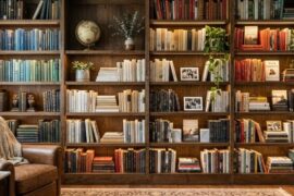 13 Bookshelf Styling With Lots of Books