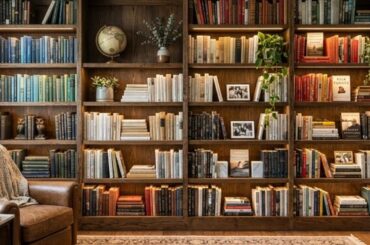 13 Bookshelf Styling With Lots of Books