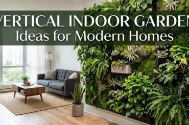13 Creative Vertical Indoor Garden Ideas for Modern Homes