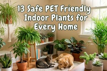 13 Safe PET Friendly Indoor Plants for Every Home