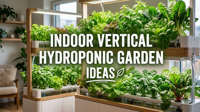 Indoor Vertical Hydroponic Garden Ideas