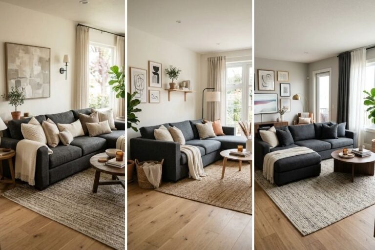 12 Dark Grey Couch Living Room Ideas