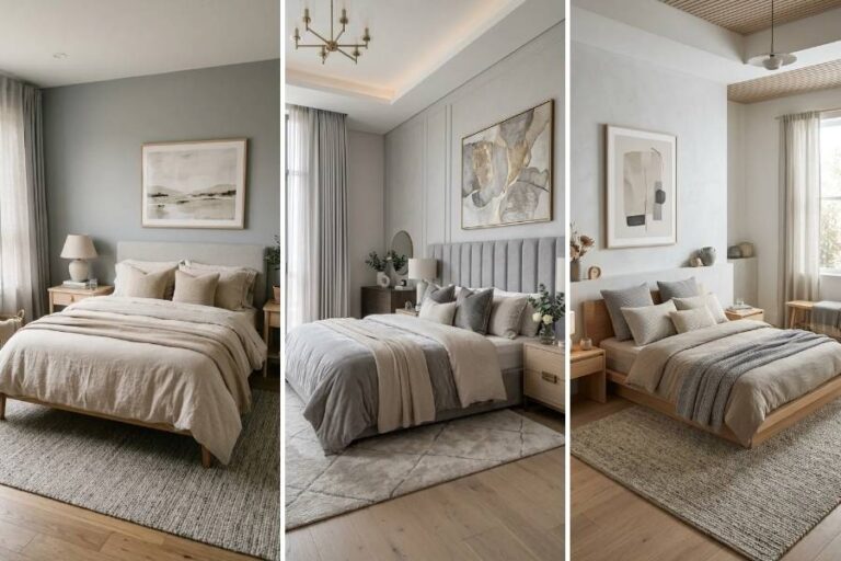 13 Cozy Grey and Beige Bedroom Ideas