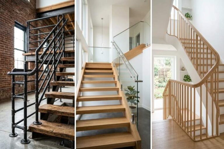 15 Stylish Staircase Railing Design Ideas for Homes