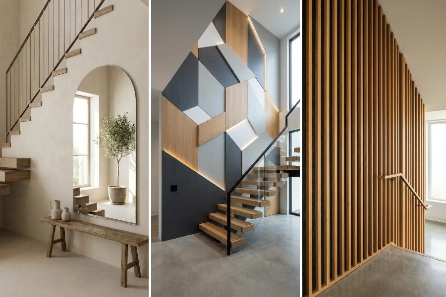 9 Modern Staircase Wall Design Ideas for Stylish Homes
