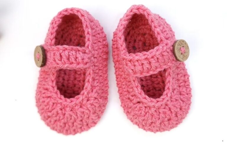 Crochet Baby Shoes Free Pattern for Sweet Little Feet