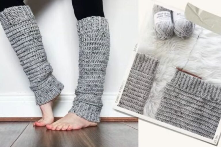 Crochet Leg Warmers Free Pattern for Cozy Days