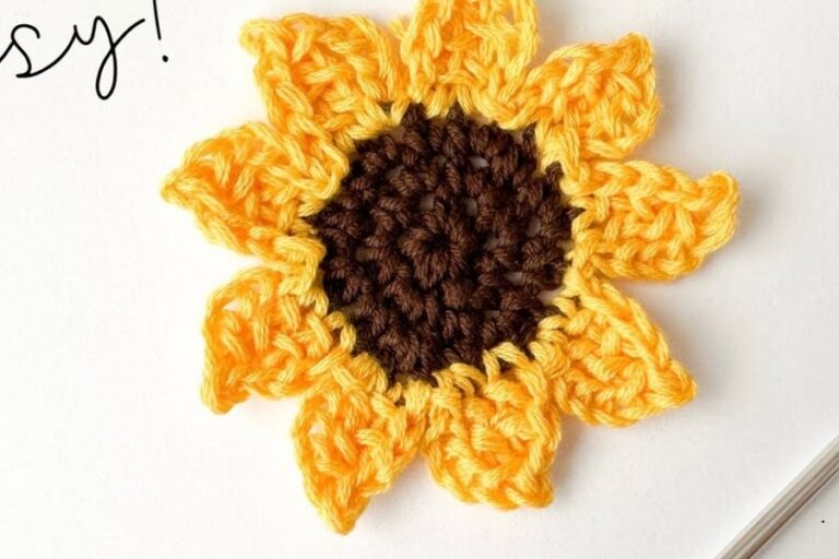 Easy Crochet Sunflower Pattern Free You’ll Love to Make
