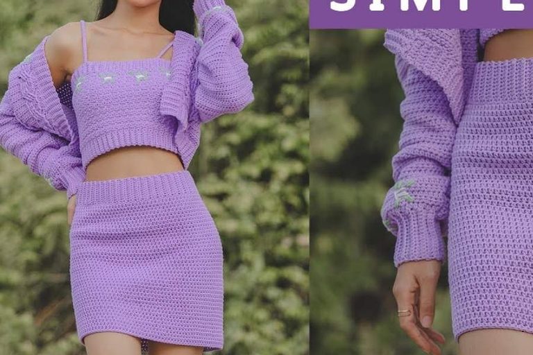 Beautiful Crochet Skirt Pattern for a Feminine Handmade Outfit