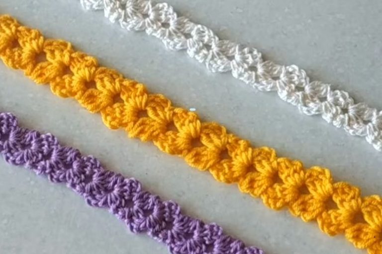 Easy Crochet Lace Cord Free Pattern for Beginners
