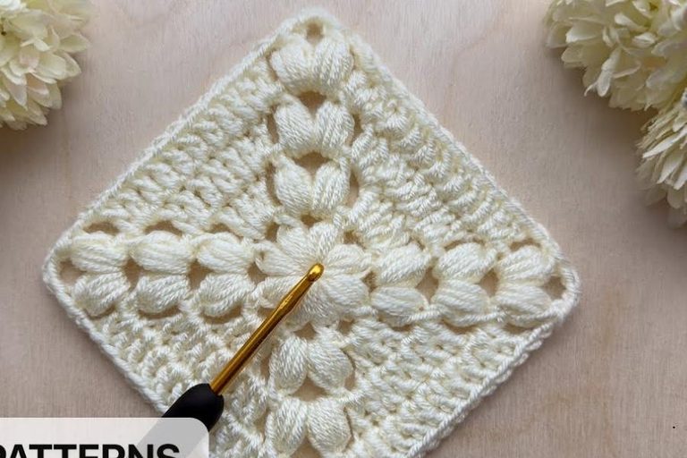 Easy Granny Square Crochet Pattern for Beginners
