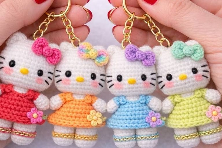 Easy Hello Kitty Crochet Pattern for Beginners
