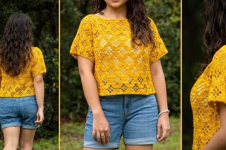 Pretty Crochet Lace Top Pattern Free for a Feminine Look