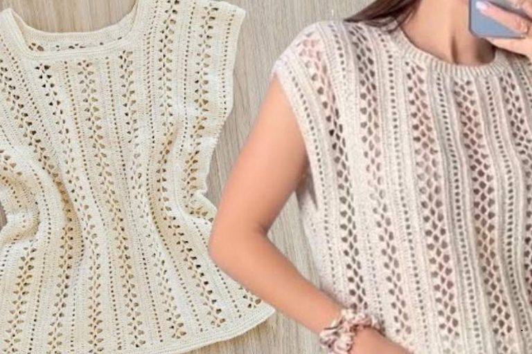 Crochet Blouse Pattern for a Beautiful Handmade Top