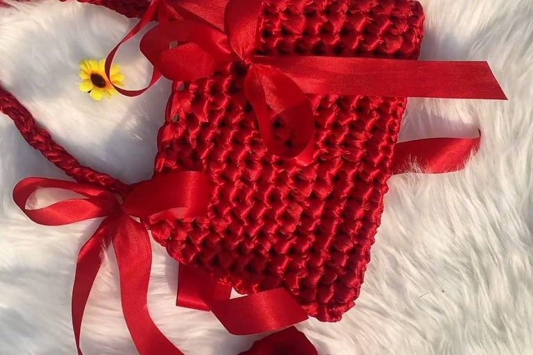Crochet Ribbon Bag Idea for Your Next Project