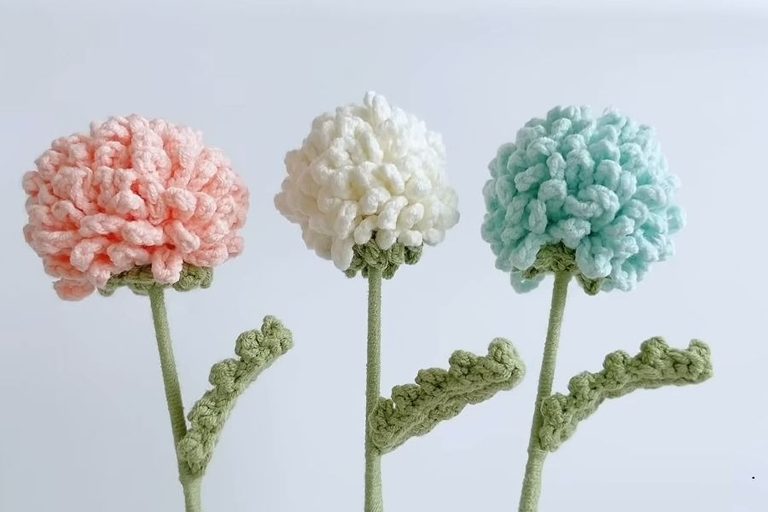 Pretty Ping Pang Crochet Flower Pattern to Make