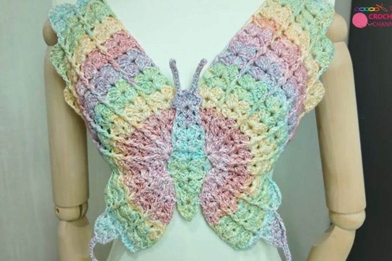 The Cutest Crochet Butterfly Top You’ll Want to Make