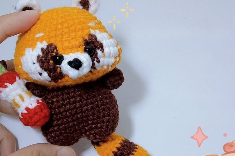 Create a Cute Crochet Red Panda With This Pattern