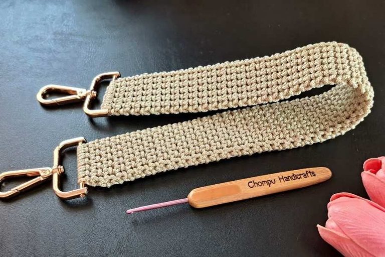 Crochet Handbag Strap for a Stylish Handmade Upgrade