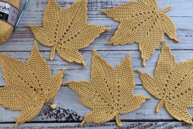 Crochet Maple Leaf Tutorial for a Beautiful Handmade Touch