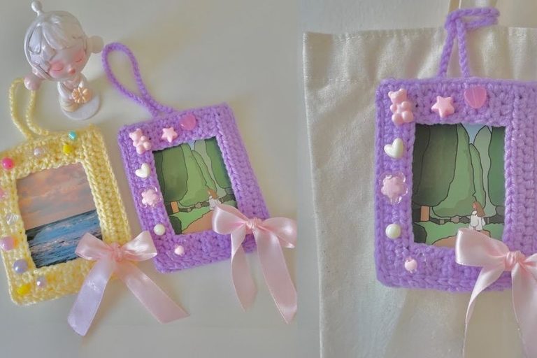 Crochet Photocard Holder Free Pattern You’ll Love to Try
