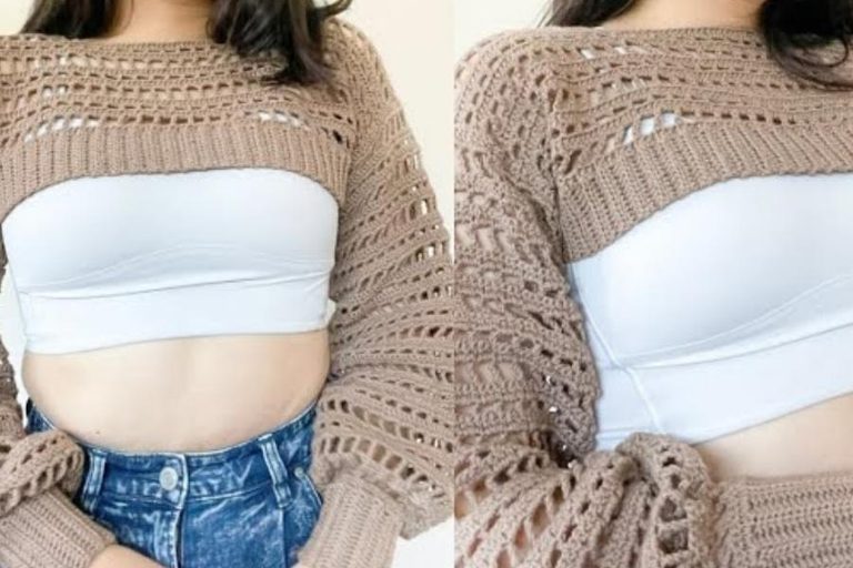 Crochet Summer Bolero for a Light and Stylish Look
