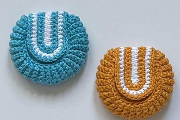 Easy Crochet Round Pouch Pattern for Everyday Use