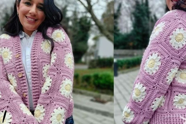 Easy Granny Square Cardigan Pattern for Beginners