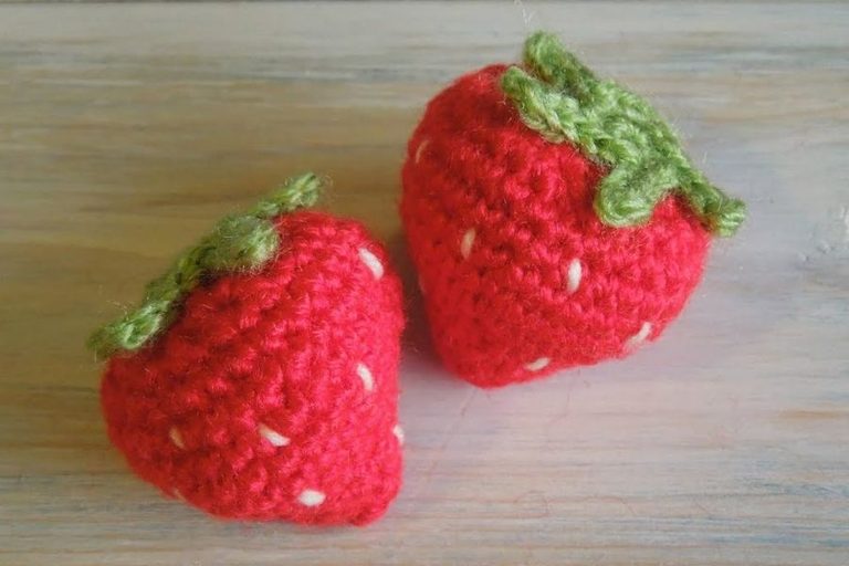 Make This Cute Crochet Strawberry at Home